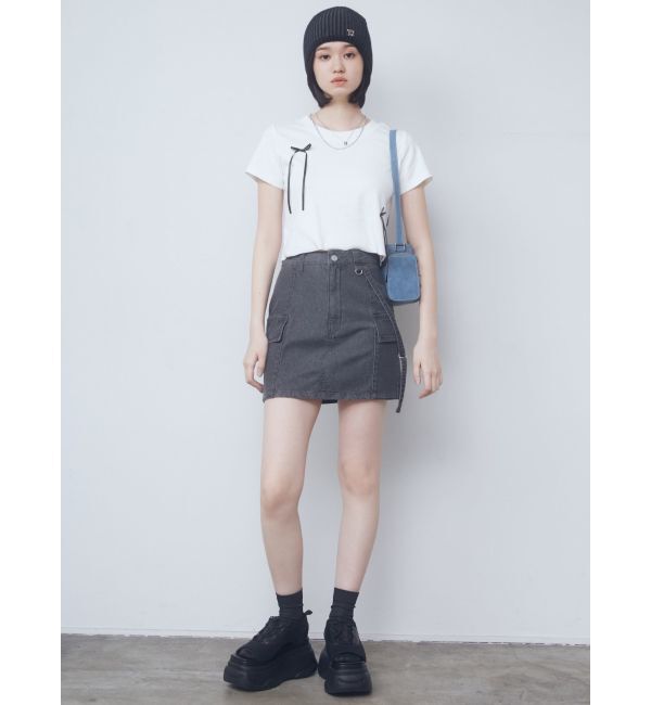 EMODA「ポイントリボンTシャツ」|Tシャツ・カットソー|