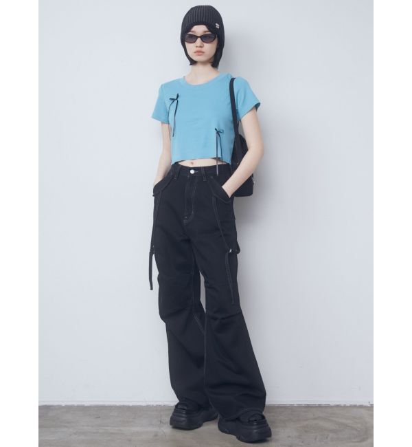 EMODA「ポイントリボンTシャツ」|Tシャツ・カットソー|