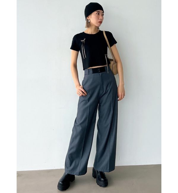 EMODA「ポイントリボンTシャツ」|Tシャツ・カットソー|