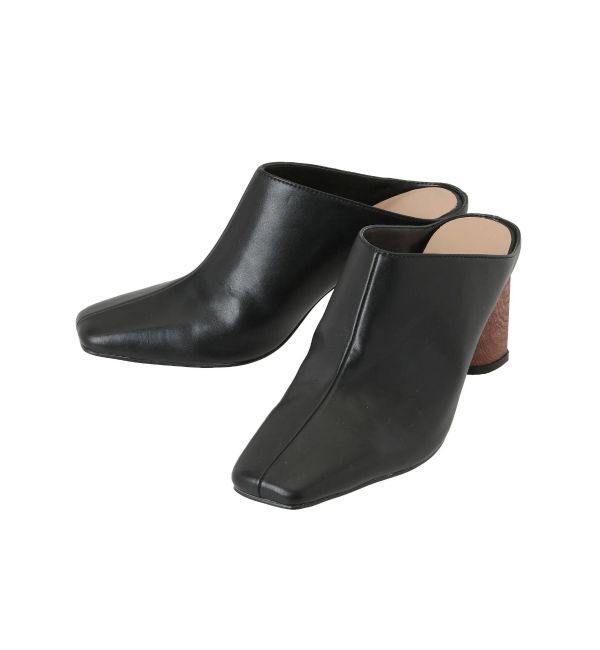 MERCURYDUO「変形チャンキーヒールサボサンダル」|サンダル|