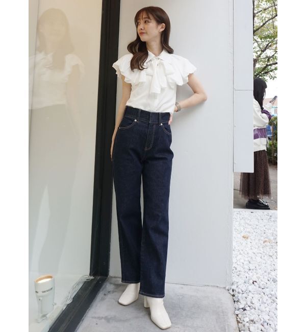 MERCURYDUO「ハイウエストストレートストレッチデニム」|その他|