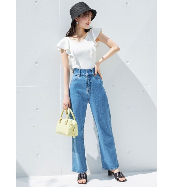 MERCURYDUO「ハイウエストストレートストレッチデニム」|その他|