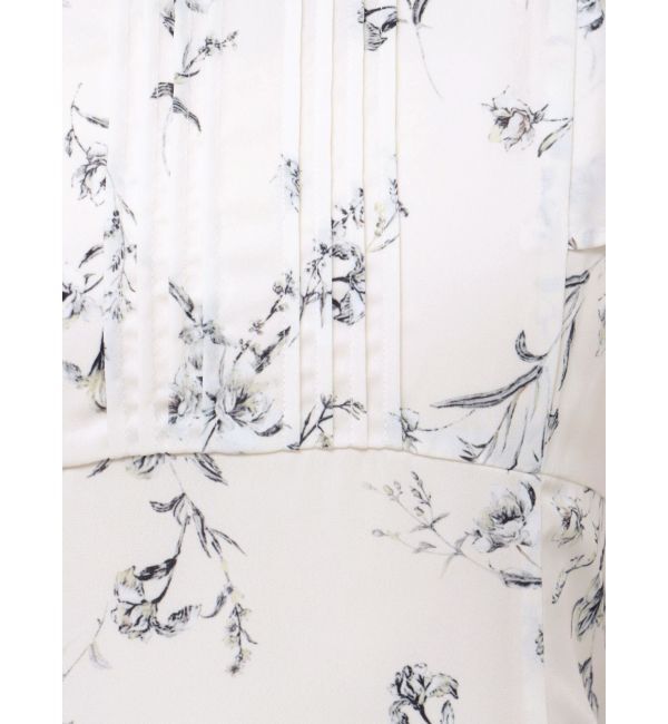 MERCURYDUO「バックノットリボンフラワーワンピース」|ワンピース|