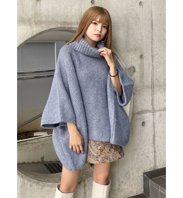 MURUA「ハイネックオーバーシルエットニット【WEB限定】」|ニット・セーター|