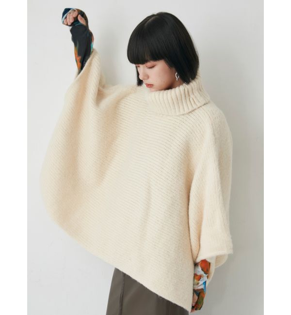 MURUA「ハイネックオーバーシルエットニット【WEB限定】」|ニット・セーター|