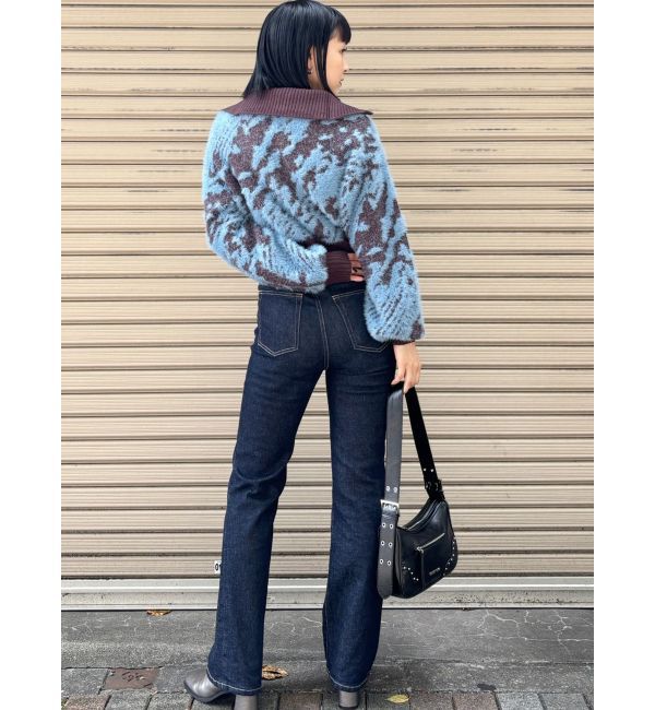 MURUA「ハーフジップフェザーニット」|ニット・セーター|