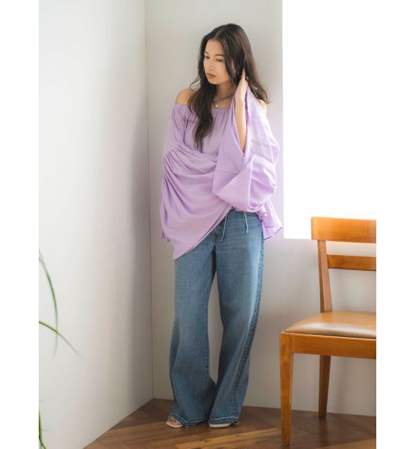 Ungrid「スリーブデザインオフショルブラウス」|シャツ・ブラウス|