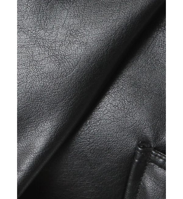 Ungrid「ポケットデザインフェイクレザーブルゾン」|ブルゾン・スタジャン|