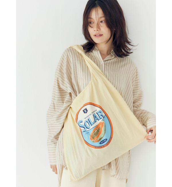 Ungrid「カラーロゴエコBAG」|トートバッグ|