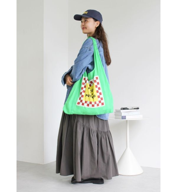 Ungrid「カラーロゴエコBAG」|トートバッグ|