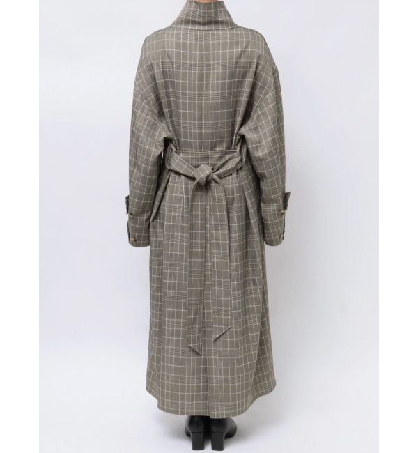 LAGUNAMOON「チェックオーバーコート」|チェスターコート|