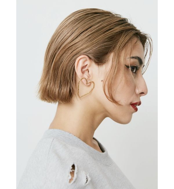 EVRIS「HEART MOTIF BIGピアス」|ピアス|