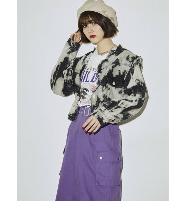 jouetie「2WAYデニムジャケット【セットアップ対応】」|デニムジャケット|ブラック