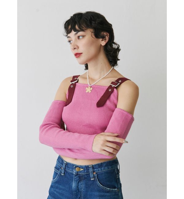 jouetie「ショルダーベルトカットアウトニット」|ニット・セーター|