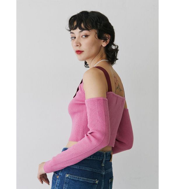 jouetie「ショルダーベルトカットアウトニット」|ニット・セーター|