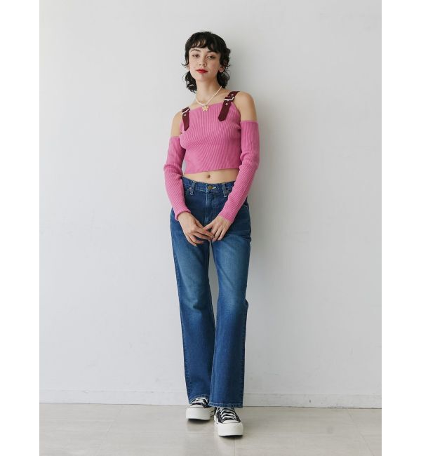 jouetie「ショルダーベルトカットアウトニット」|ニット・セーター|