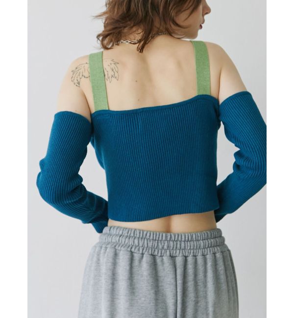 jouetie「ショルダーベルトカットアウトニット」|ニット・セーター|