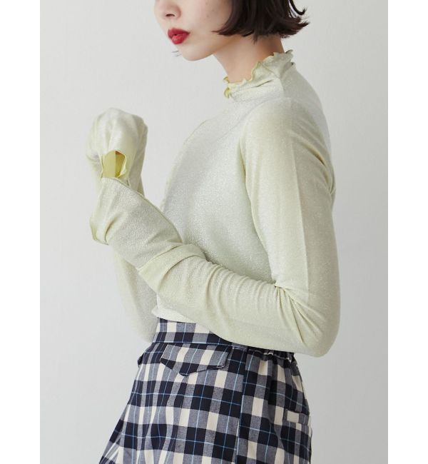 jouetie「ラメハイネックトップス」|Tシャツ・カットソー|