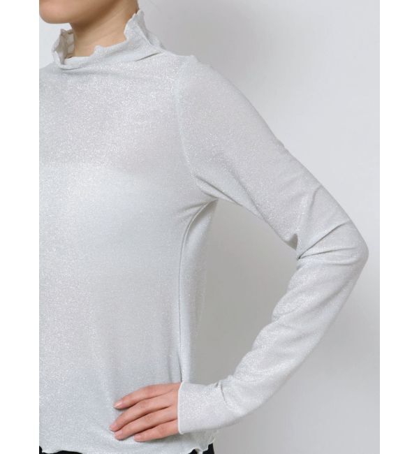 jouetie「ラメハイネックトップス」|Tシャツ・カットソー|