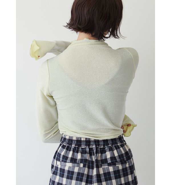 jouetie「ラメハイネックトップス」|Tシャツ・カットソー|