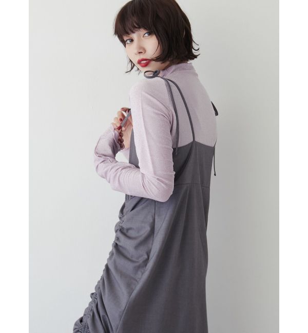 jouetie「ラメハイネックトップス」|Tシャツ・カットソー|