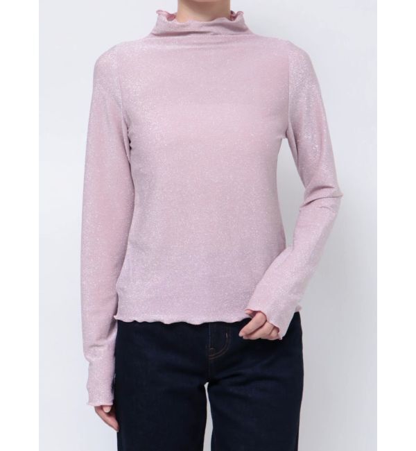 jouetie「ラメハイネックトップス」|Tシャツ・カットソー|