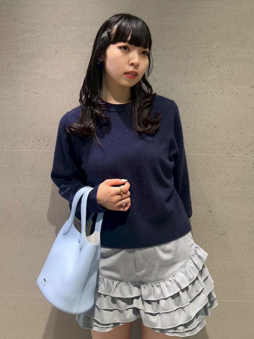 FURFUR「フリルレイヤースウェードショートパンツ」|その他|