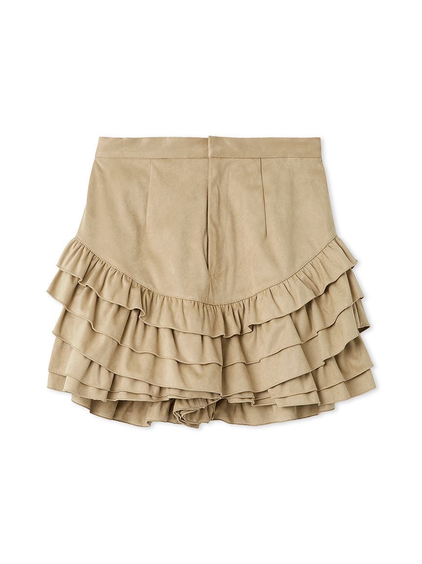 FURFUR「フリルレイヤースウェードショートパンツ」|その他|