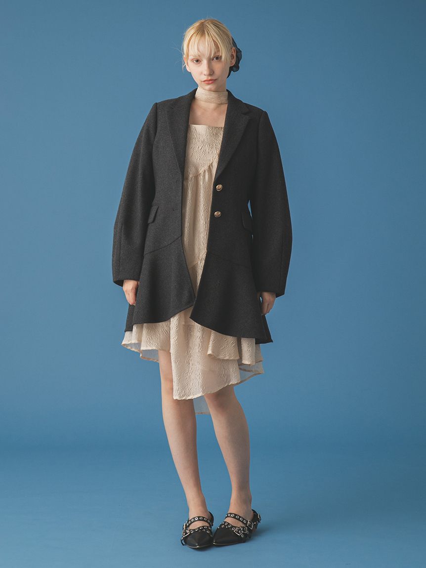 FURFUR「ジャガードAラインワンピース」|ワンピース|