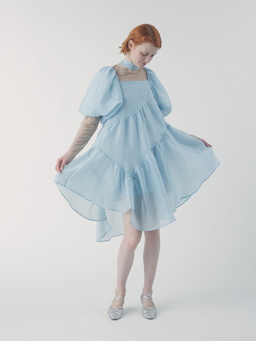 FURFUR「ジャガードAラインワンピース」|ワンピース|