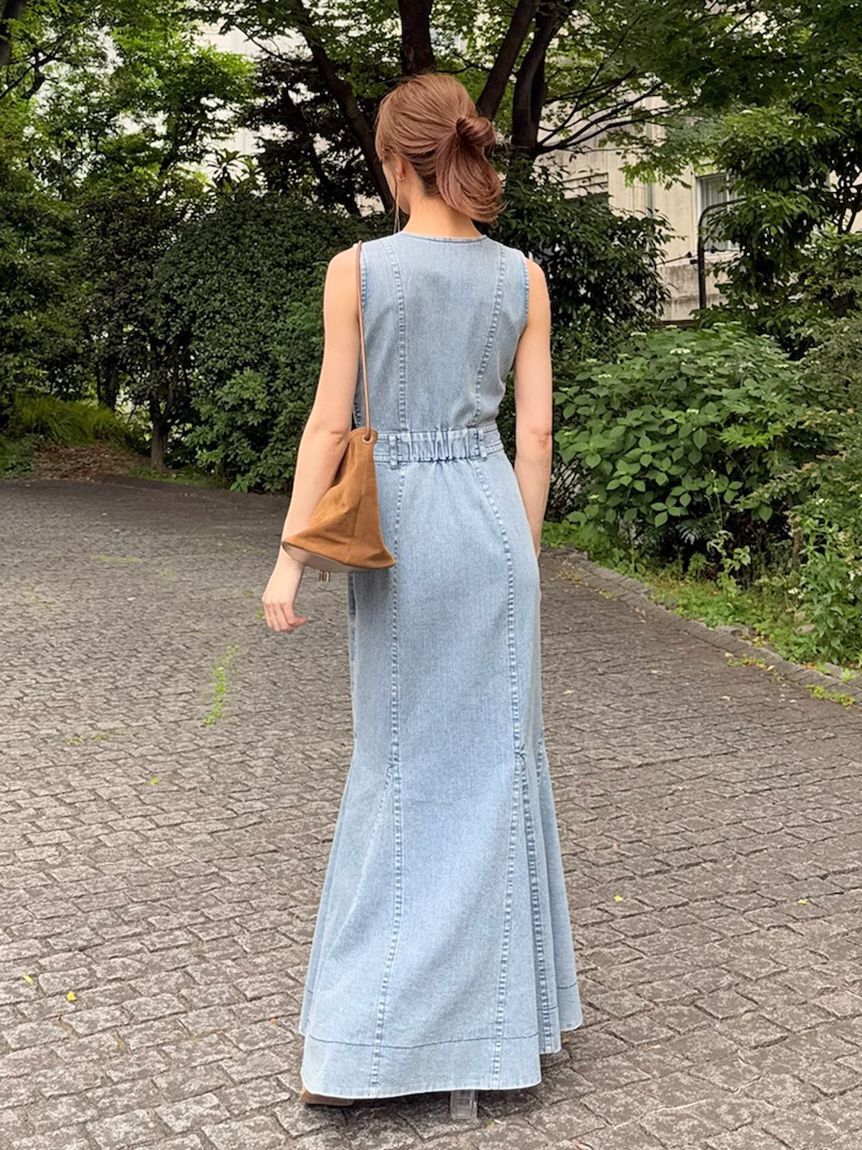 SNIDEL「デニムマーメイドワンピース」|ワンピース|
