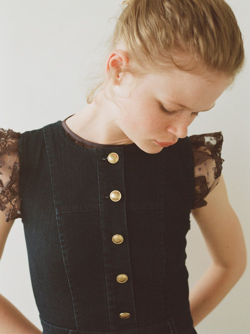 SNIDEL「デニムマーメイドワンピース」|ワンピース|