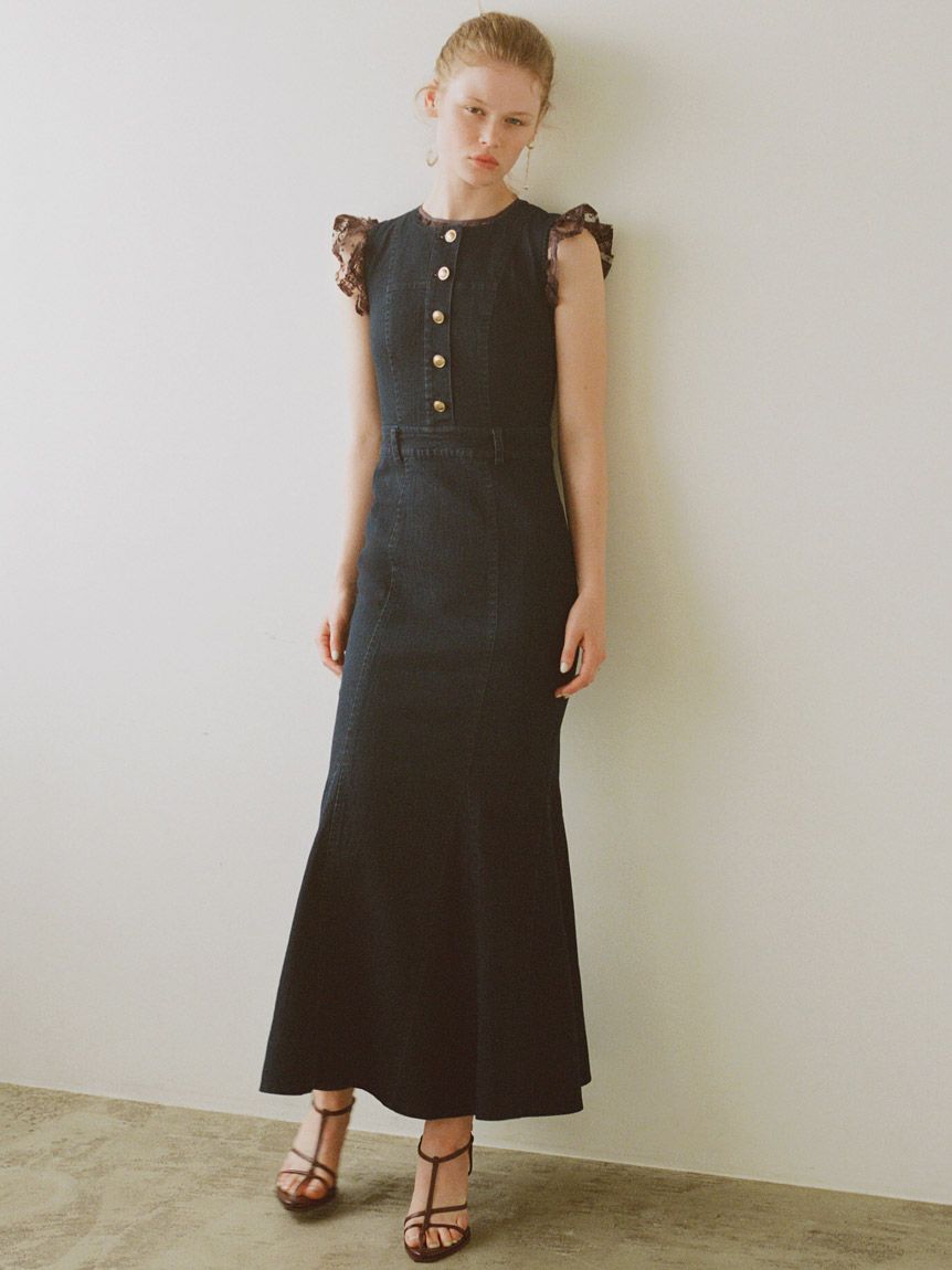 SNIDEL「デニムマーメイドワンピース」|ワンピース|