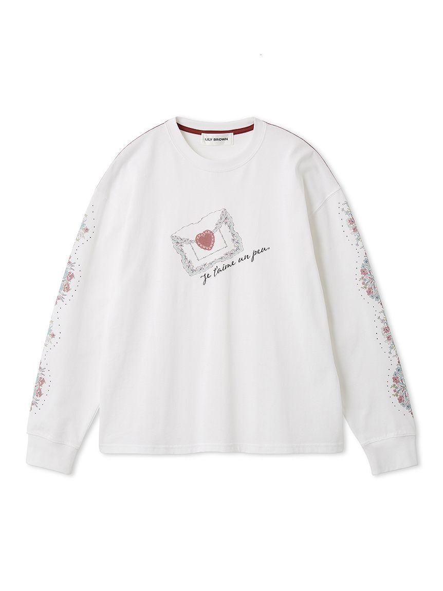 LILY BROWN「love letter ロングスリーブTシャツ」|Tシャツ・カットソー|WHT