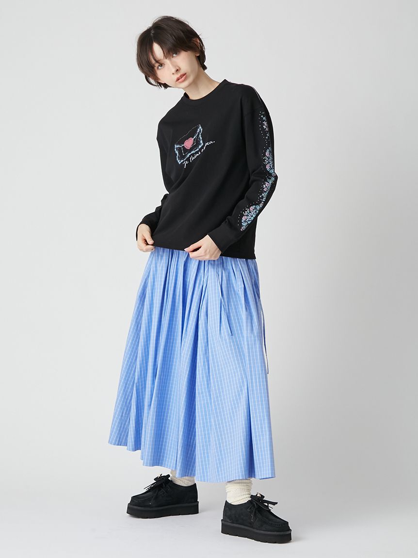 LILY BROWN「love letter ロングスリーブTシャツ」|Tシャツ・カットソー|