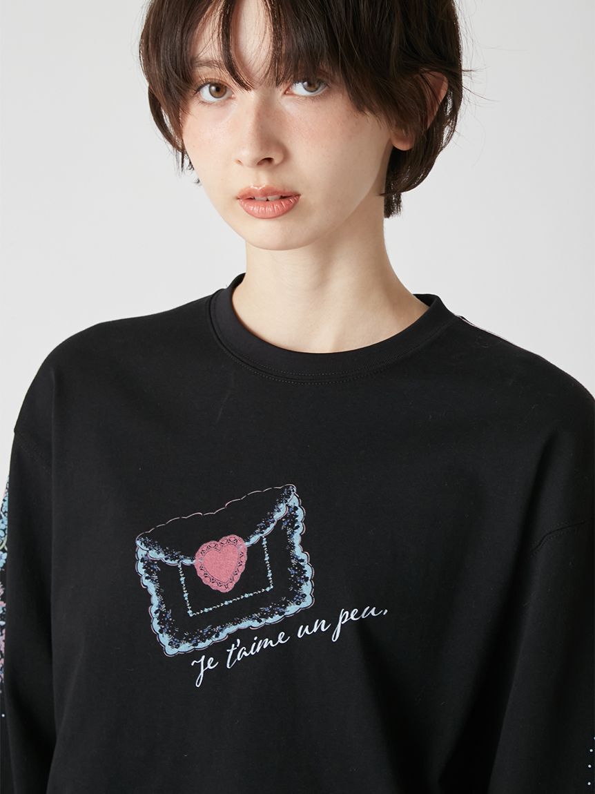 LILY BROWN「love letter ロングスリーブTシャツ」|Tシャツ・カットソー|