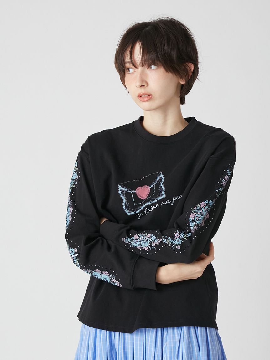 LILY BROWN「love letter ロングスリーブTシャツ」|Tシャツ・カットソー|