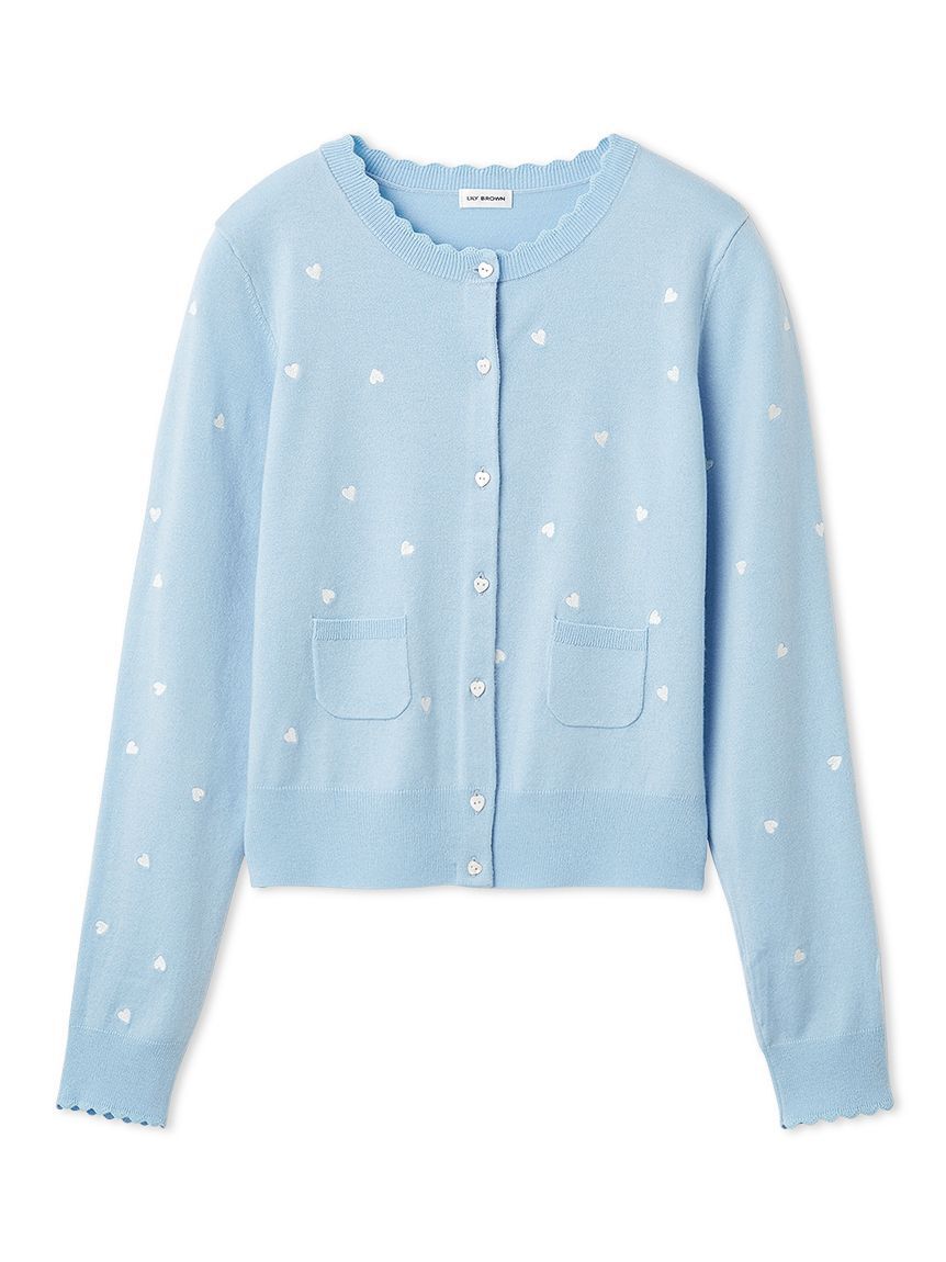 LILY BROWN「love letterコンパクトニットカーデ」|カーディガン|LBLU