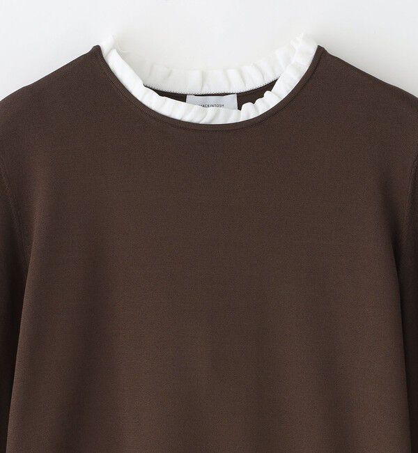 MACKINTOSH PHILOSOPHY「フリルカラーニット」|ニット・セーター|