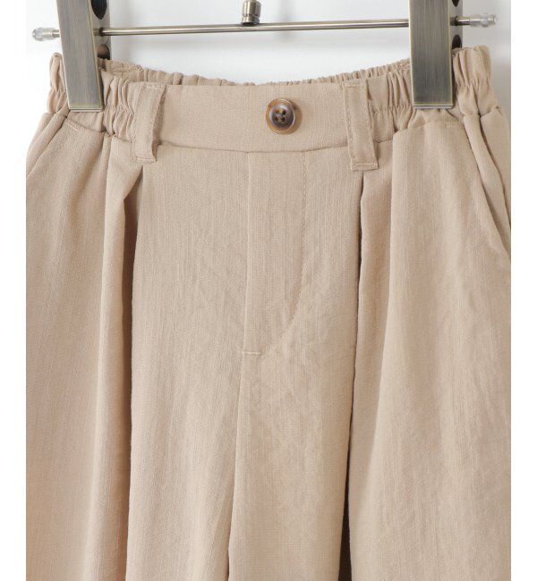 ikka kids「リボンベルトスラブワイドパンツ」|その他|