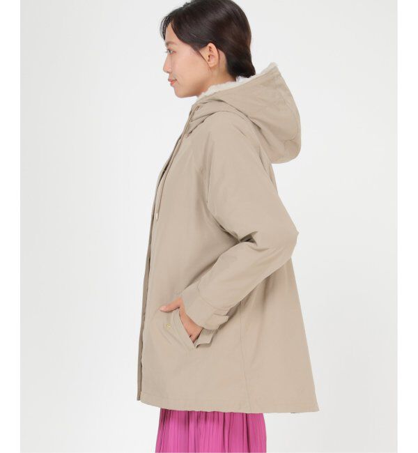 ikka「ボアライナー2WAYミドルマウンテンパーカー」|ブルゾン・スタジャン|