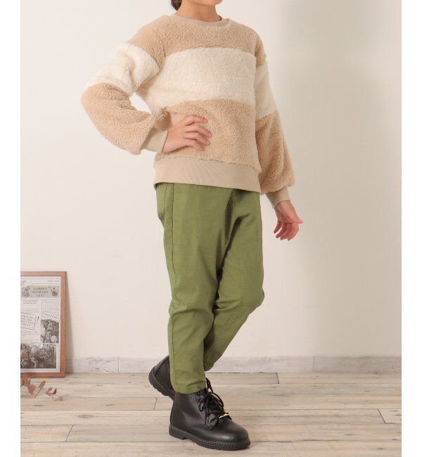 ikka kids「ストレッチゆるテーパードパンツ」|その他|