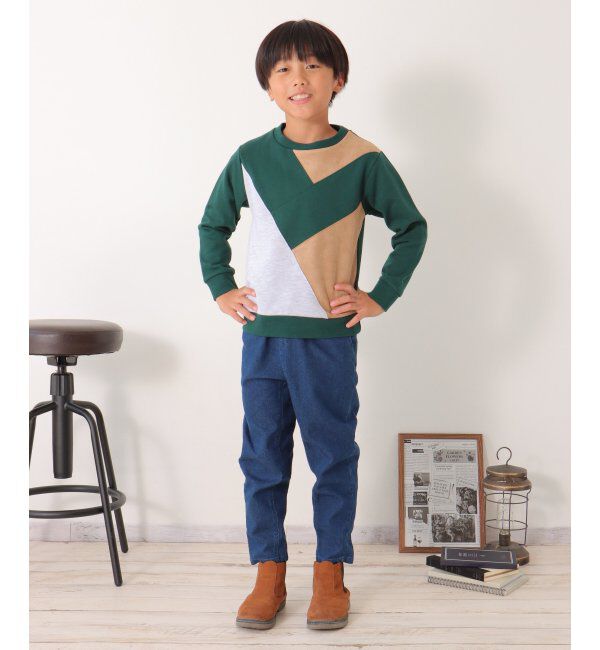 ikka kids「ストレッチゆるテーパードパンツ」|その他|