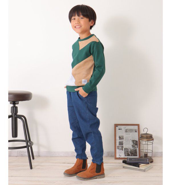 ikka kids「ストレッチゆるテーパードパンツ」|その他|