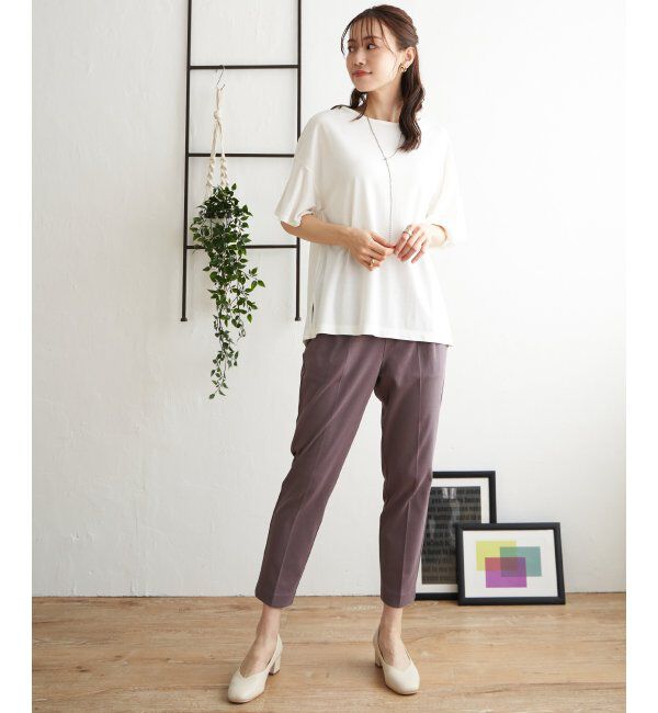 ikka「【接触冷感】さらひやフレア袖カットソー」|その他|