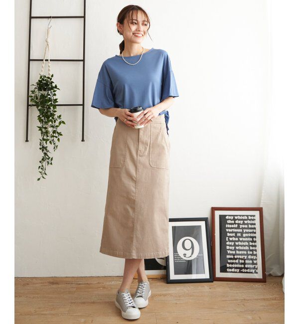 ikka「【接触冷感】さらひやフレア袖カットソー」|その他|