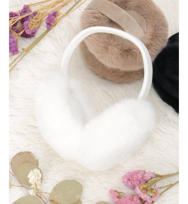 ikka「ファーイヤマフ」|その他|オフホワイト