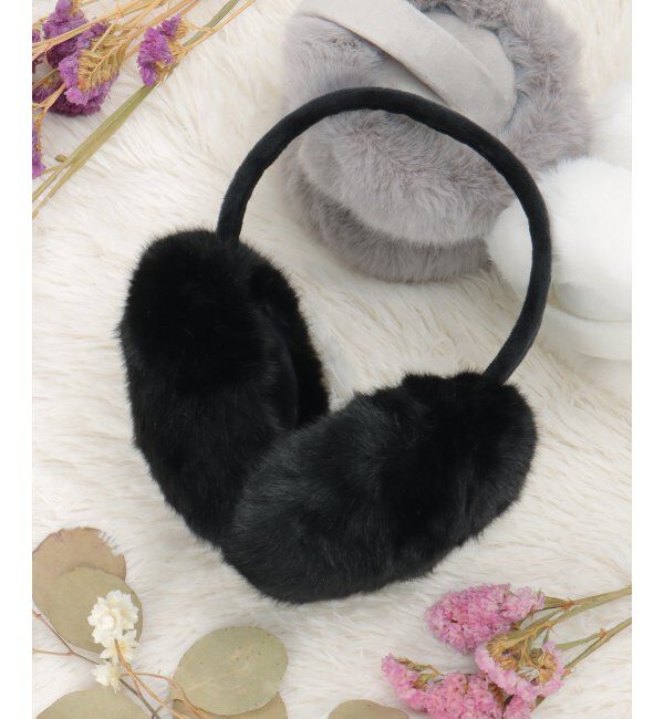 ikka「ファーイヤマフ」|その他|ブラック