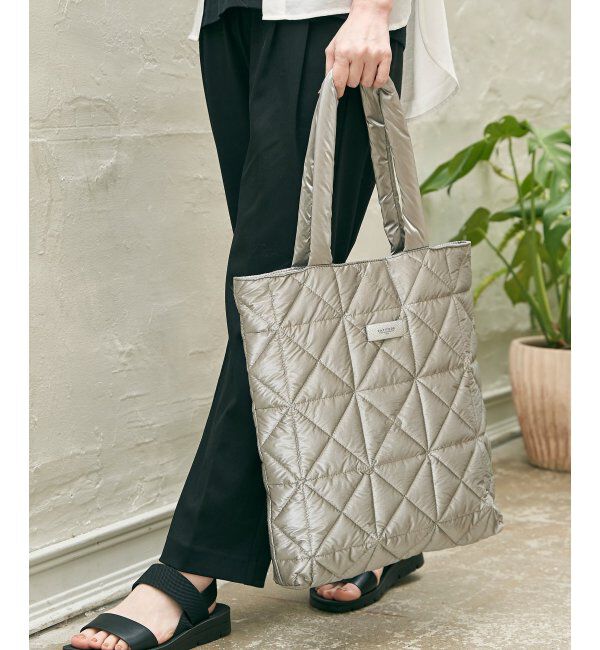 ikka「キルト縦長トートバッグ」|その他|