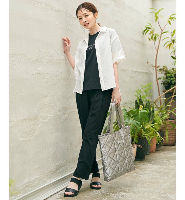 ikka「キルト縦長トートバッグ」|その他|